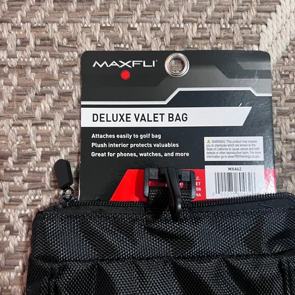 Maxfli Deluxe Valet Bag (Black) - Picture 3 of 3